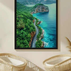 coastal cliffway frame
