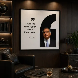 Dream Beyond Words Frame in Black Frame – Inspirational Quote Wall Art