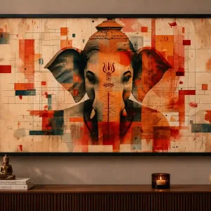 geometric ganesha vision frame