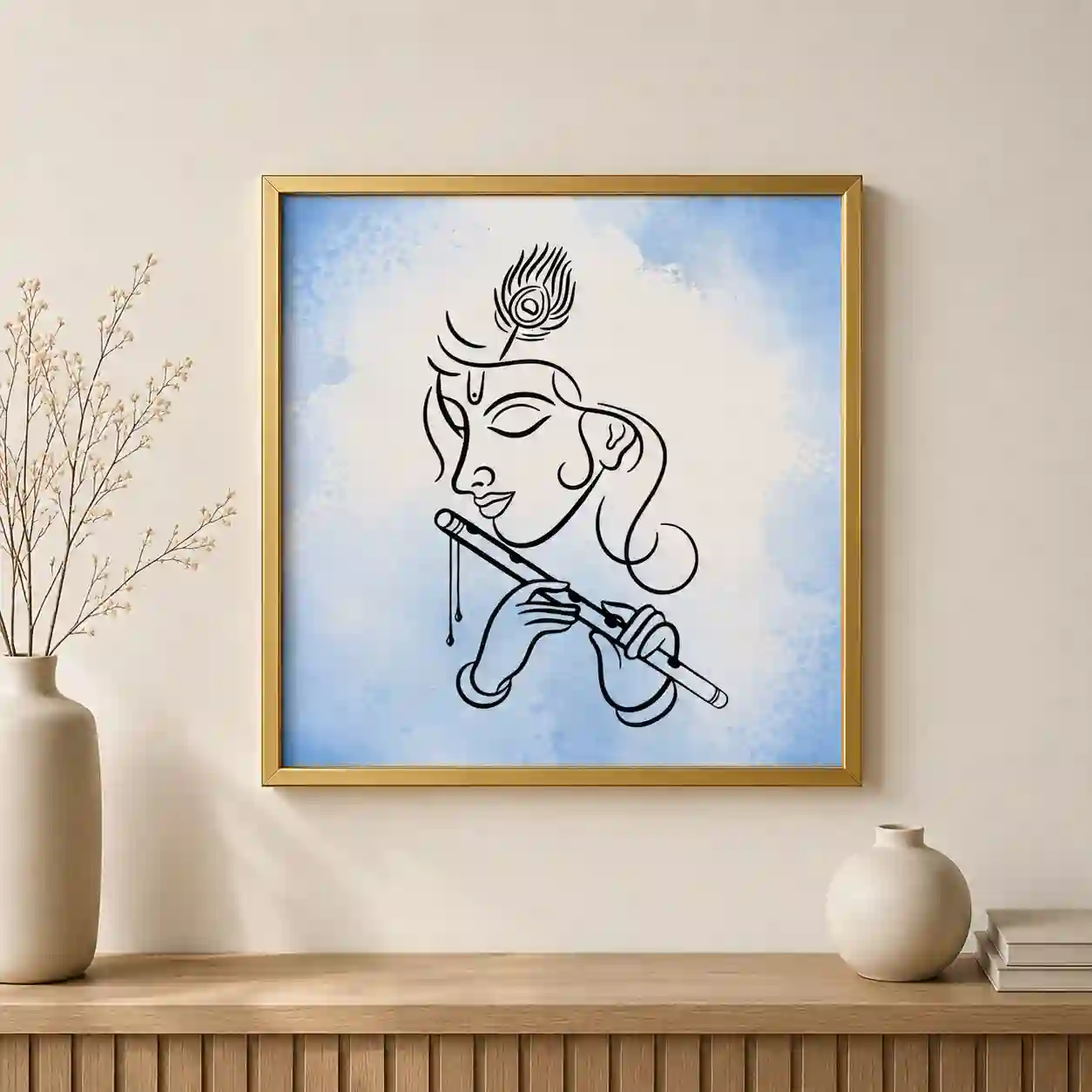 minimal krishna melody frame minimal krishna melody frame