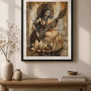 vintage saraswati harmony frame