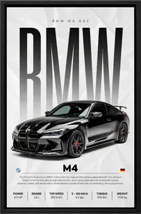 BMW M4 G82 poster